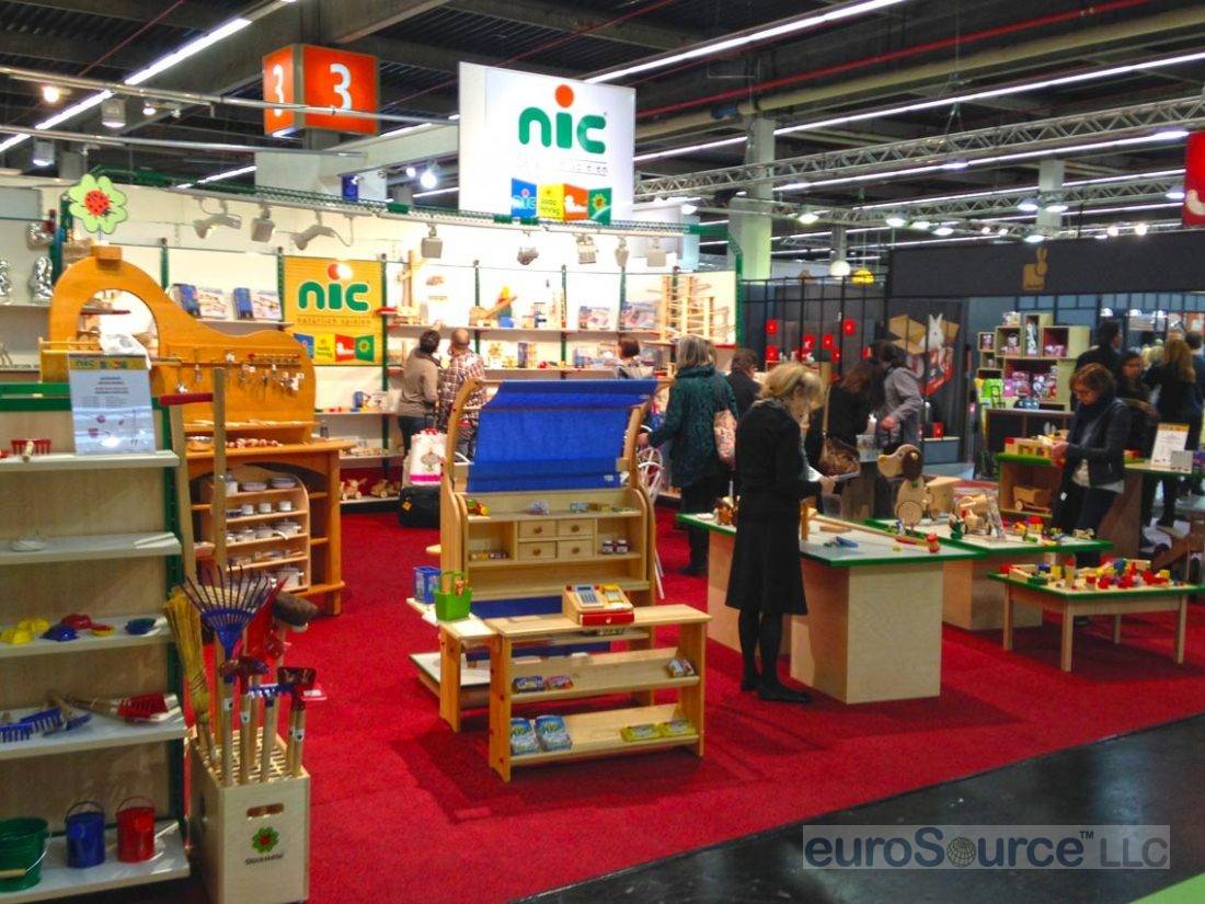 Nic Wooden Toys Booth Nuremberg 2015