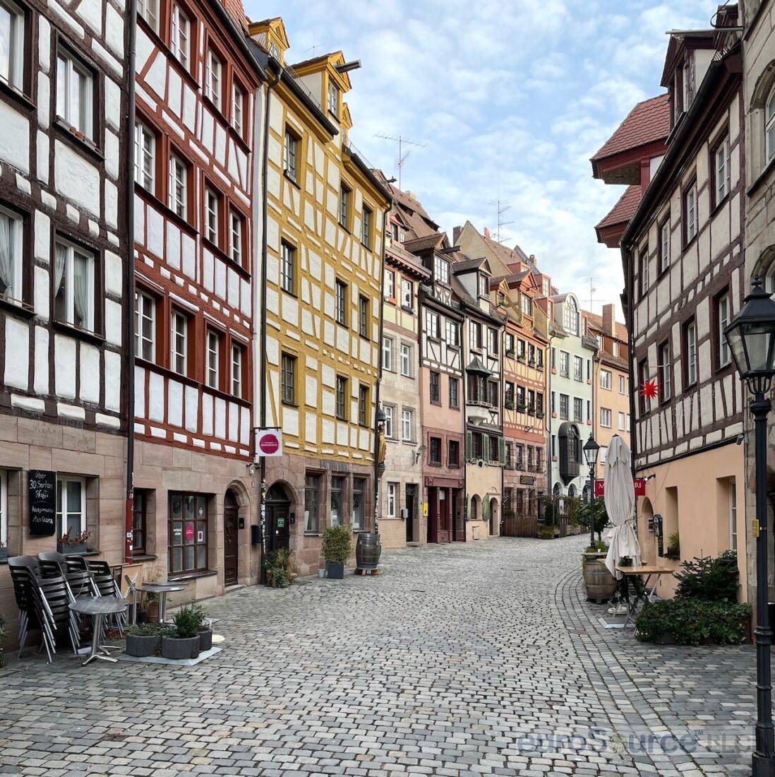 The Weißgerbergasse in the morning