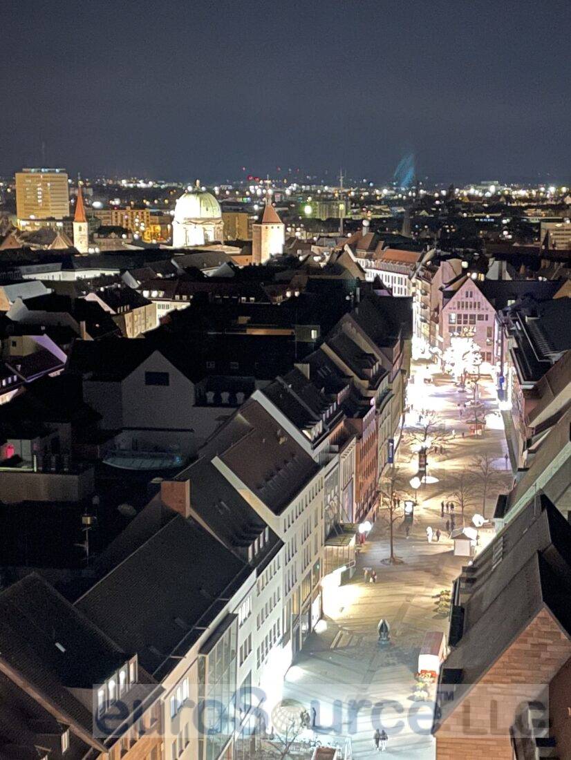 West view from St. Lorenzkirche tower