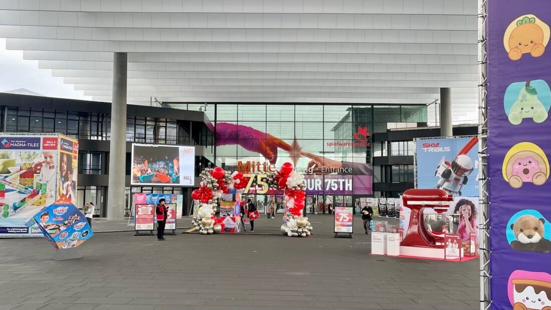 Nuremberg Toy Fair 2026 entrance - 75th year