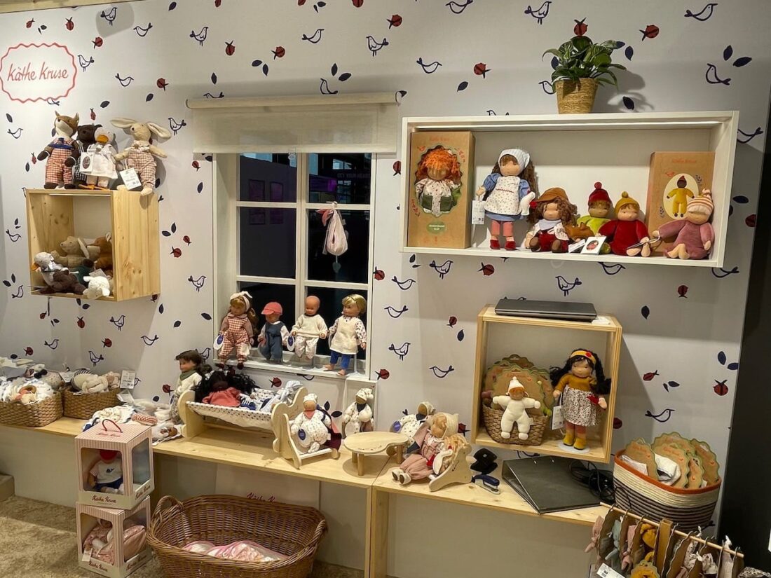 Kathe Kruse area within Toynamics booth